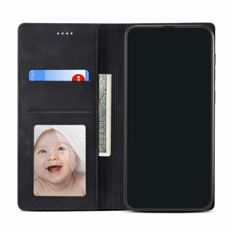 For Samsung Galaxy S20 FE GUSSIM GS-001 Business Style Horizontal Flip Skin Feel PU Leather Case with Holder & Card Slots & Wallet & Photo Frame