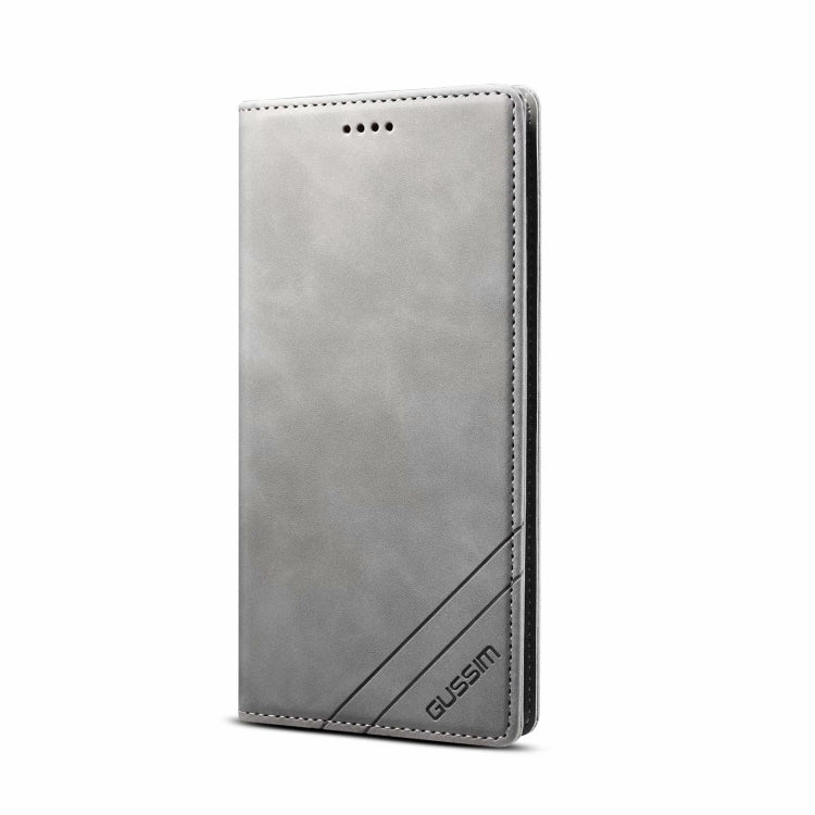 For Samsung Galaxy S20 FE GUSSIM GS-001 Business Style Horizontal Flip Skin Feel PU Leather Case with Holder & Card Slots & Wallet & Photo Frame