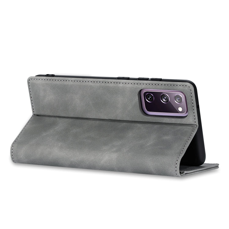 For Samsung Galaxy S20 FE GUSSIM GS-001 Business Style Horizontal Flip Skin Feel PU Leather Case with Holder & Card Slots & Wallet & Photo Frame