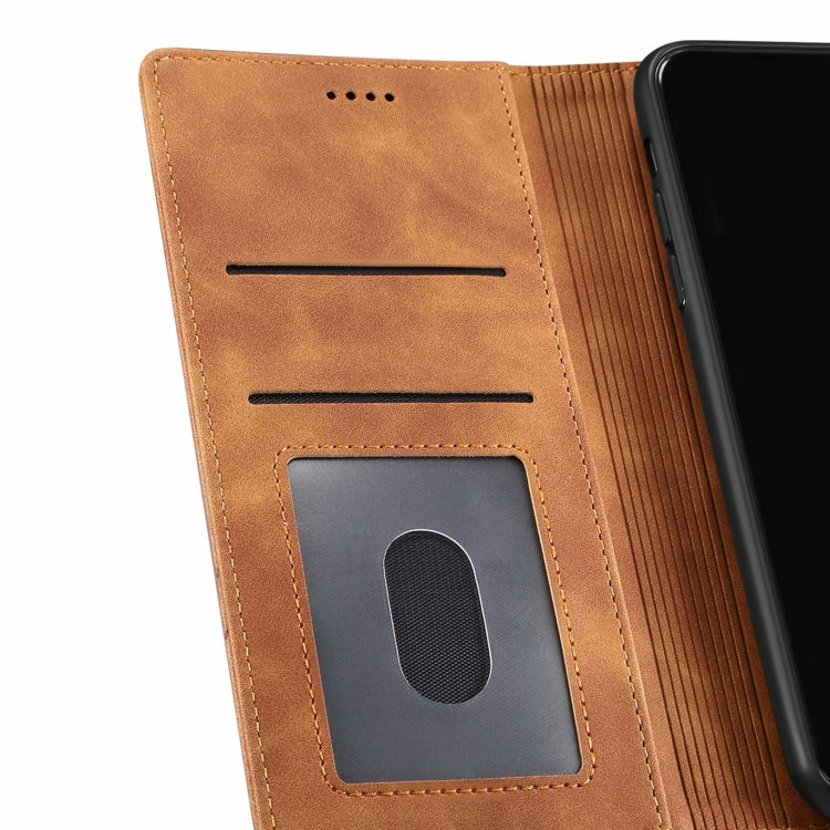 For Samsung Galaxy S20 FE GUSSIM GS-001 Business Style Horizontal Flip Skin Feel PU Leather Case with Holder & Card Slots & Wallet & Photo Frame