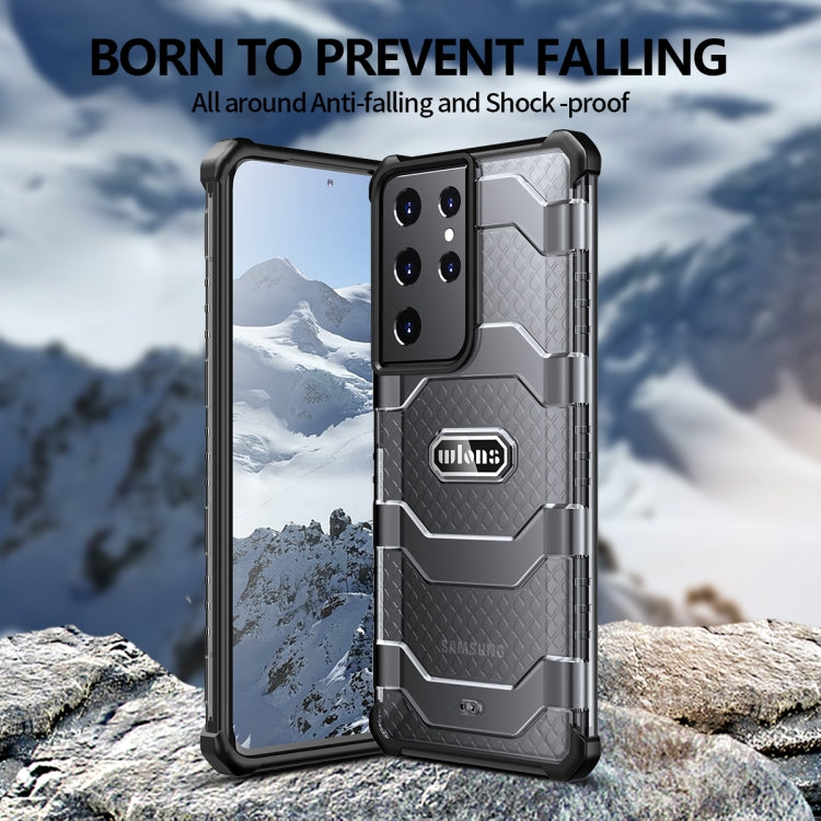 For Samsung Galaxy S21 Ultra 5G wlons Explorer Series PC+TPU Protective Case