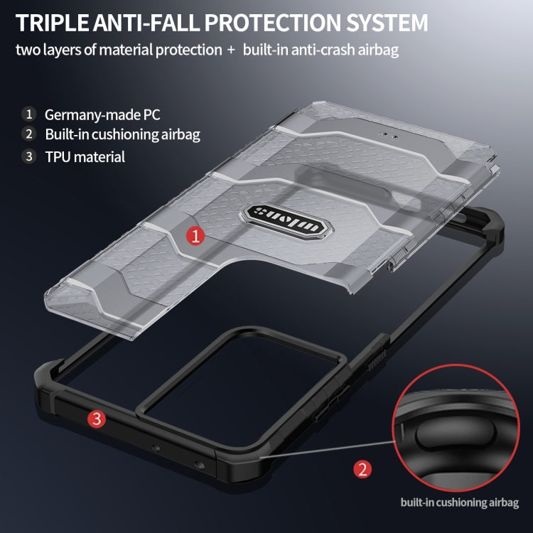 For Samsung Galaxy S21 Ultra 5G wlons Explorer Series PC+TPU Protective Case
