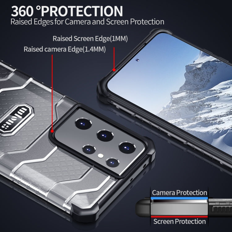 For Samsung Galaxy S21 Ultra 5G wlons Explorer Series PC+TPU Protective Case