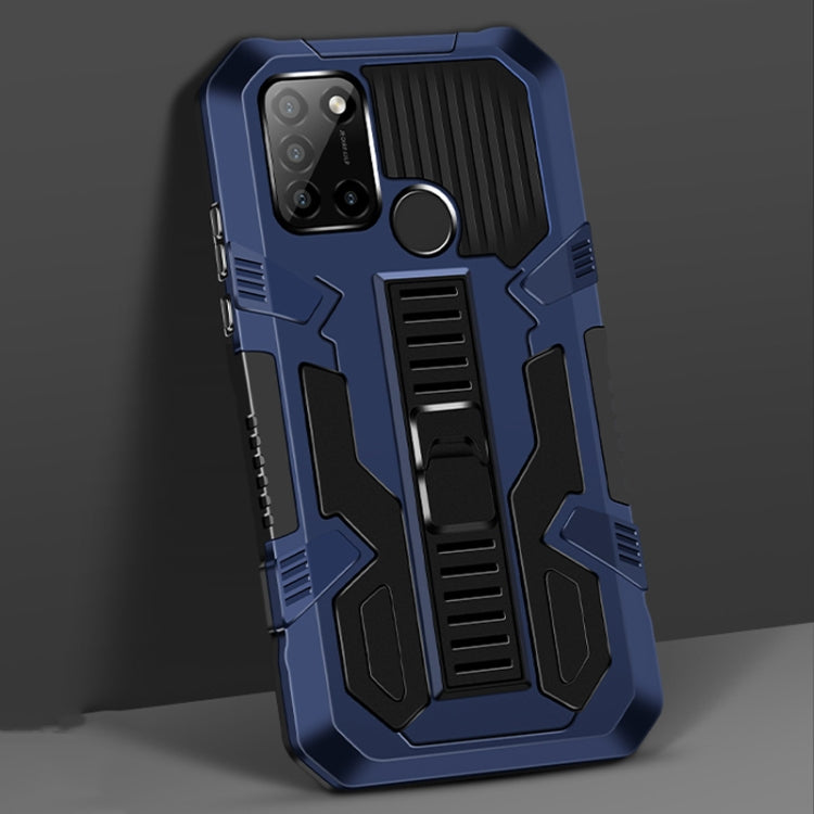 For OPPO Realme C17 Vanguard Warrior All Inclusive Double-color Shockproof TPU + PC Protective Case with Holder