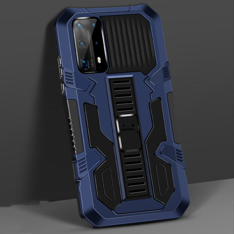 For Huawei P40 Pro Vanguard Warrior All Inclusive Double-color Shockproof TPU + PC Protective Case with Holder