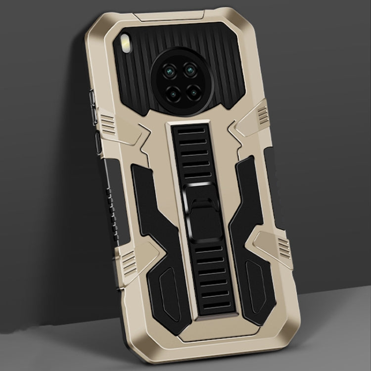 For Huawei Y9a Vanguard Warrior All Inclusive Double-color Shockproof TPU + PC Protective Case with Holder