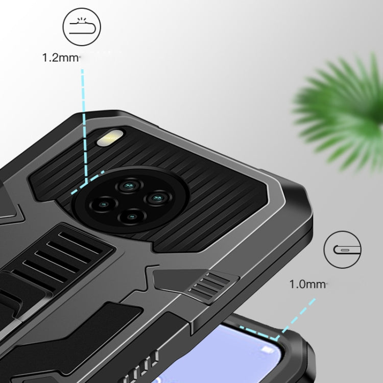 For Huawei Y9a Vanguard Warrior All Inclusive Double-color Shockproof TPU + PC Protective Case with Holder