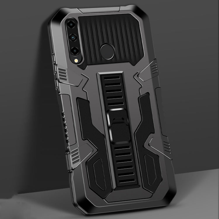 For Huawei Y7p Vanguard Warrior All Inclusive Double-color Shockproof TPU + PC Protective Case with Holder