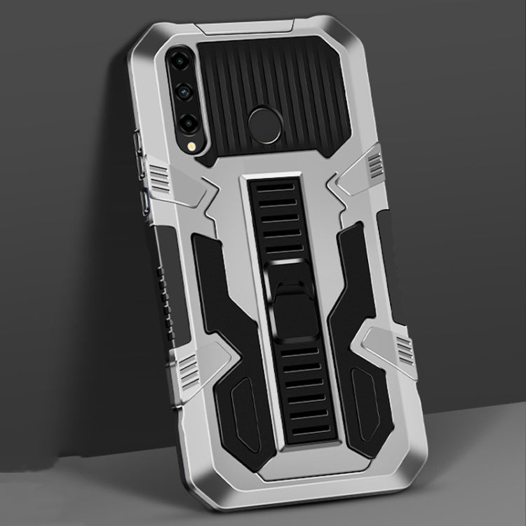 For Huawei Y7p Vanguard Warrior All Inclusive Double-color Shockproof TPU + PC Protective Case with Holder