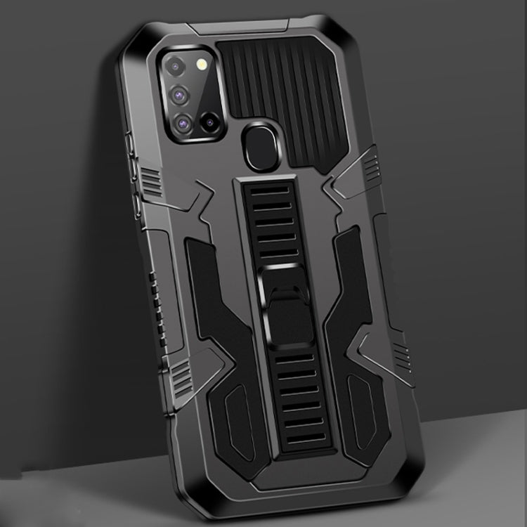 For Samsung Galaxy S21 5G Vanguard Warrior All Inclusive Double-color Shockproof TPU + PC Protective Case with Holder