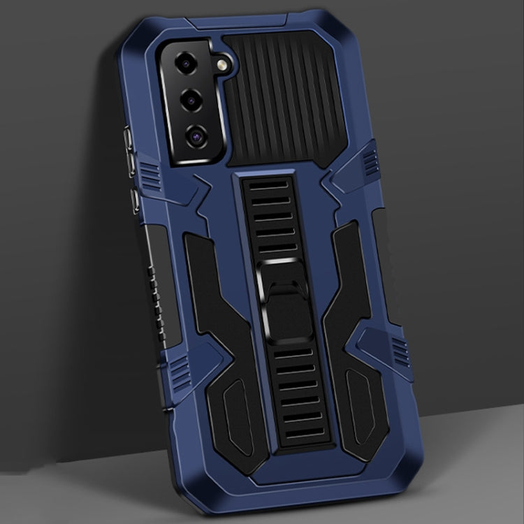 For Samsung Galaxy S21+ 5G Vanguard Warrior All Inclusive Double-color Shockproof TPU + PC Protective Case with Holder