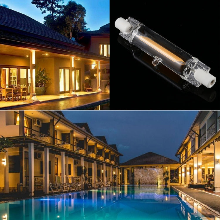 R7S 110V 3W 78mm COB LED Bulb Glass Tube Replacement Halogen Lamp Spot Light