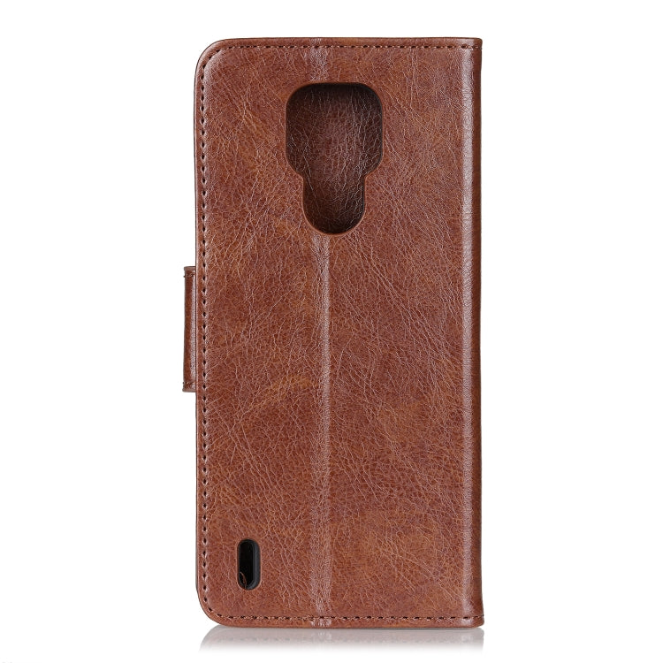 For Motorola Moto E7 (2020) Nappa Texture Horizontal Flip Leather Case with Holder & Card Slots & Wallet
