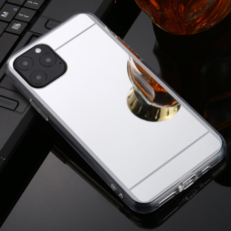 For iPhone 11 Pro TPU + Acrylic Luxury Plating Mirror Phone Case Cover