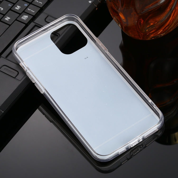 For iPhone 11 Pro Max TPU + Acrylic Luxury Plating Mirror Phone Case Cover