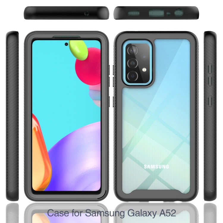 For Samsung Galaxy A52 5G / 4G Starry Sky Solid Color Series Shockproof PC + TPU Protective Case
