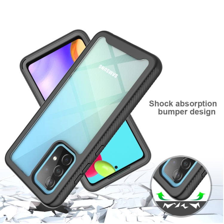 For Samsung Galaxy A52 5G / 4G Starry Sky Solid Color Series Shockproof PC + TPU Protective Case