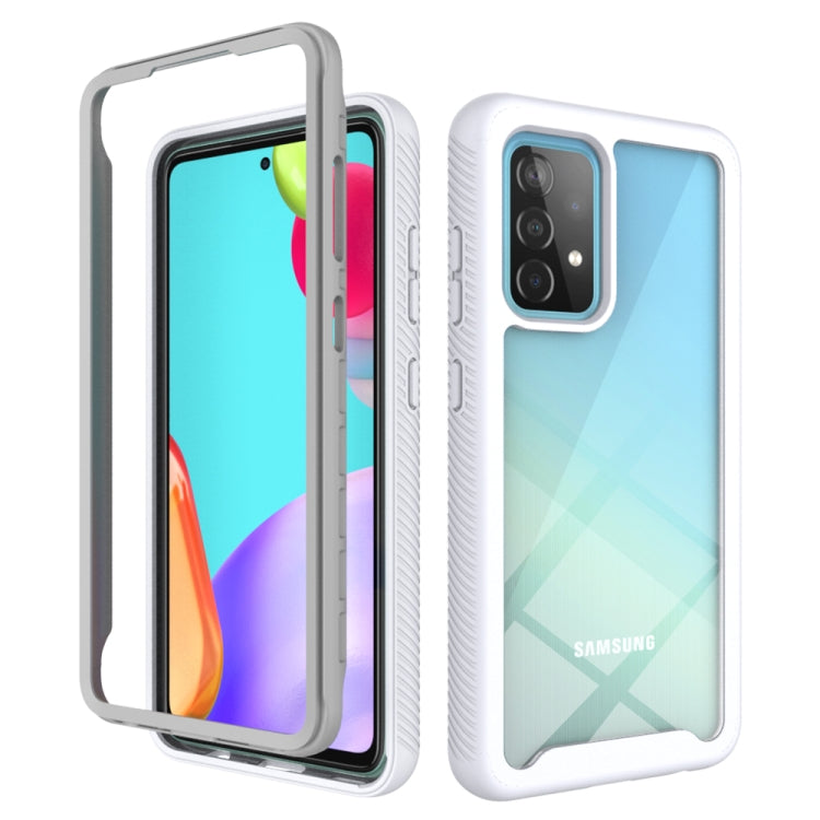 For Samsung Galaxy A52 5G / 4G Starry Sky Solid Color Series Shockproof PC + TPU Protective Case