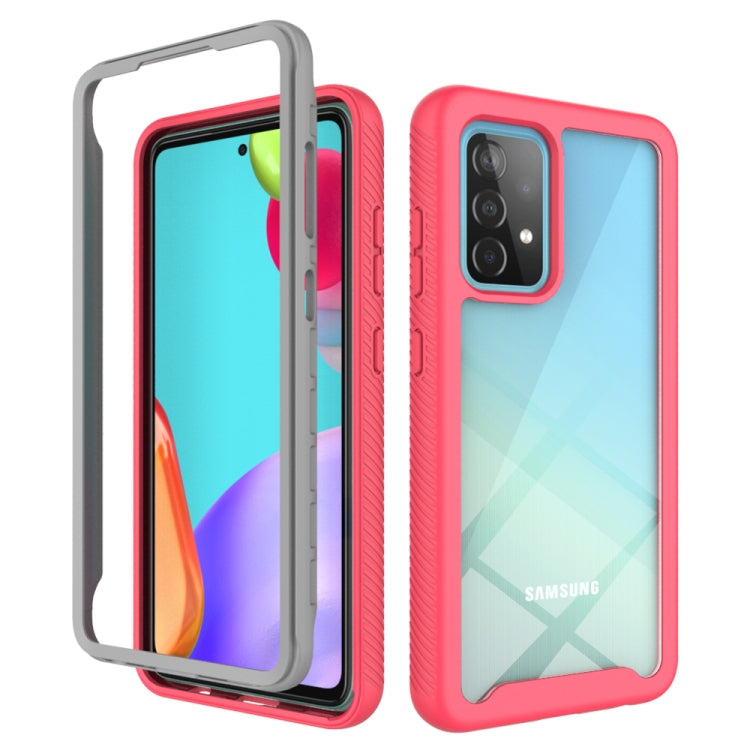 For Samsung Galaxy A52 5G / 4G Starry Sky Solid Color Series Shockproof PC + TPU Protective Case