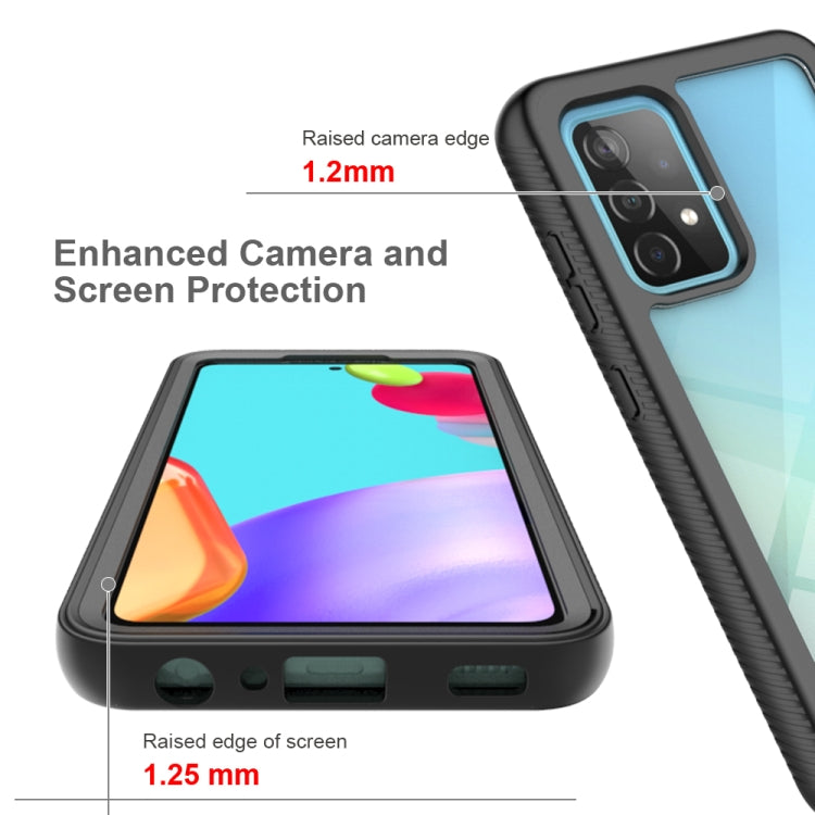 For Samsung Galaxy A52 5G / 4G Starry Sky Solid Color Series Shockproof PC + TPU Protective Case