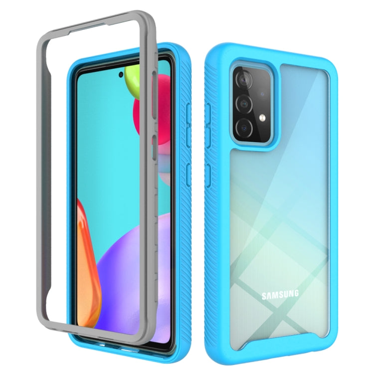 For Samsung Galaxy A52 5G / 4G Starry Sky Solid Color Series Shockproof PC + TPU Protective Case