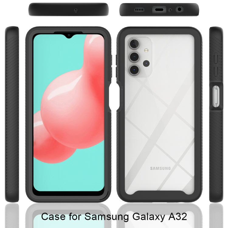For Samsung Galaxy A32 5G Starry Sky Solid Color Series Shockproof PC + TPU Protective Case