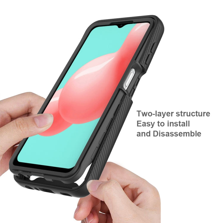 For Samsung Galaxy A32 5G Starry Sky Solid Color Series Shockproof PC + TPU Protective Case