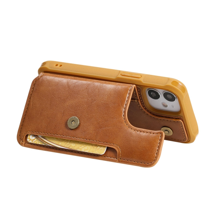 For iPhone 12 mini Shockproof Horizontal Flip Protective Case with Holder & Card Slots & Wallet & Photo Frame & Short Lanyard