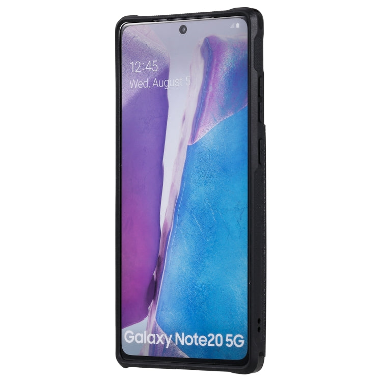 Shockproof Horizontal Flip Protective Case with Holder & Card Slots & Wallet & Photo Frame & Short Lanyard For Samsung Galaxy Note20