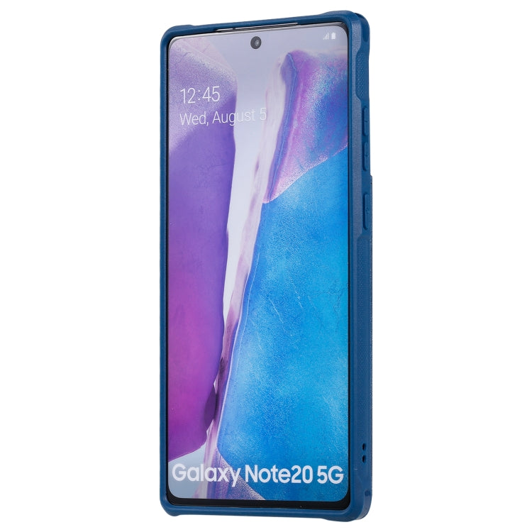 Shockproof Horizontal Flip Protective Case with Holder & Card Slots & Wallet & Photo Frame & Short Lanyard For Samsung Galaxy Note20