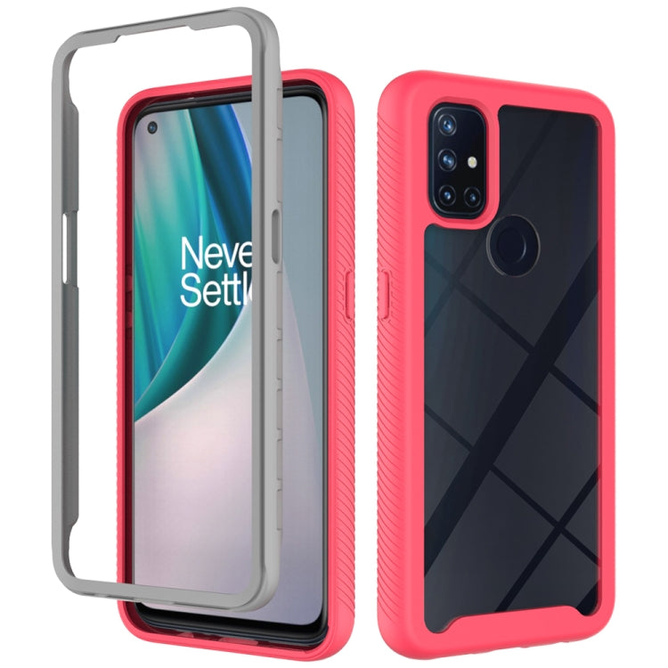 For OnePlus Nord N10 5G Starry Sky Solid Color Series Shockproof PC + TPU Protective Case