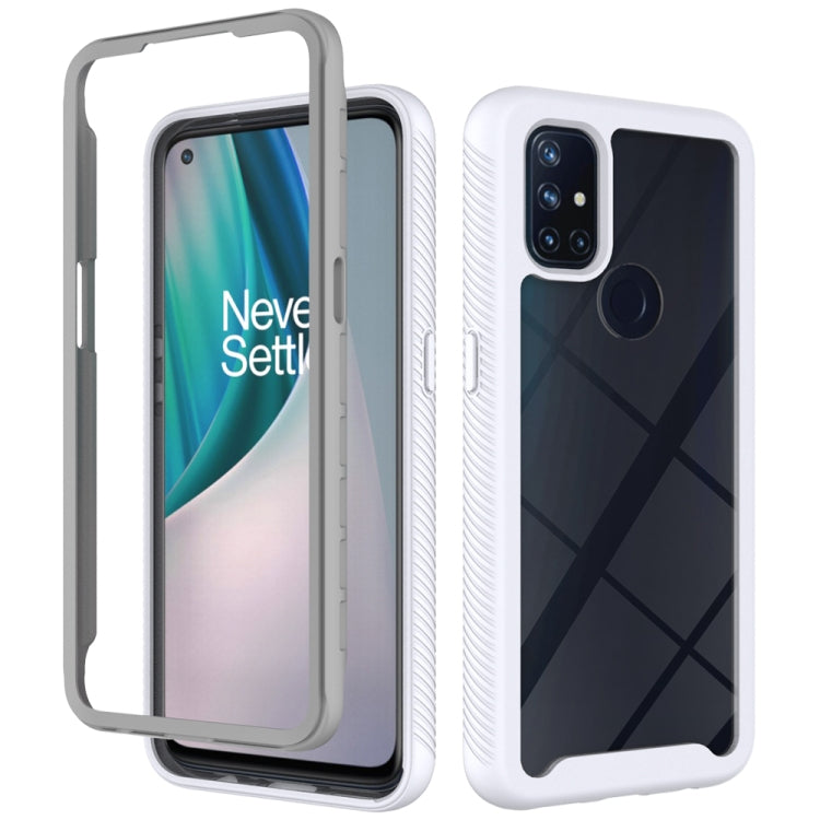 For OnePlus Nord N10 5G Starry Sky Solid Color Series Shockproof PC + TPU Protective Case