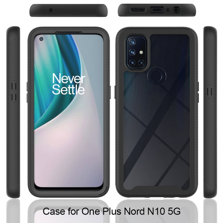 For OnePlus Nord N10 5G Starry Sky Solid Color Series Shockproof PC + TPU Protective Case
