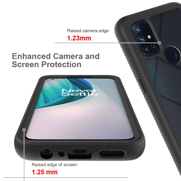 For OnePlus Nord N10 5G Starry Sky Solid Color Series Shockproof PC + TPU Protective Case