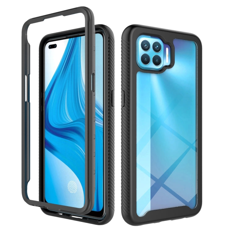 For OPPO A93 Starry Sky Solid Color Series Shockproof PC + TPU Protective Case
