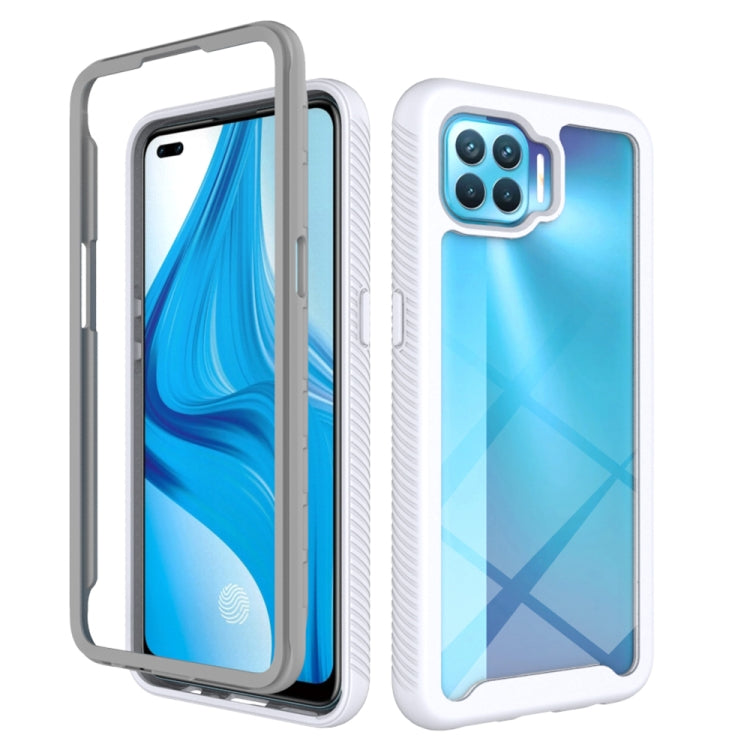 For OPPO A93 Starry Sky Solid Color Series Shockproof PC + TPU Protective Case