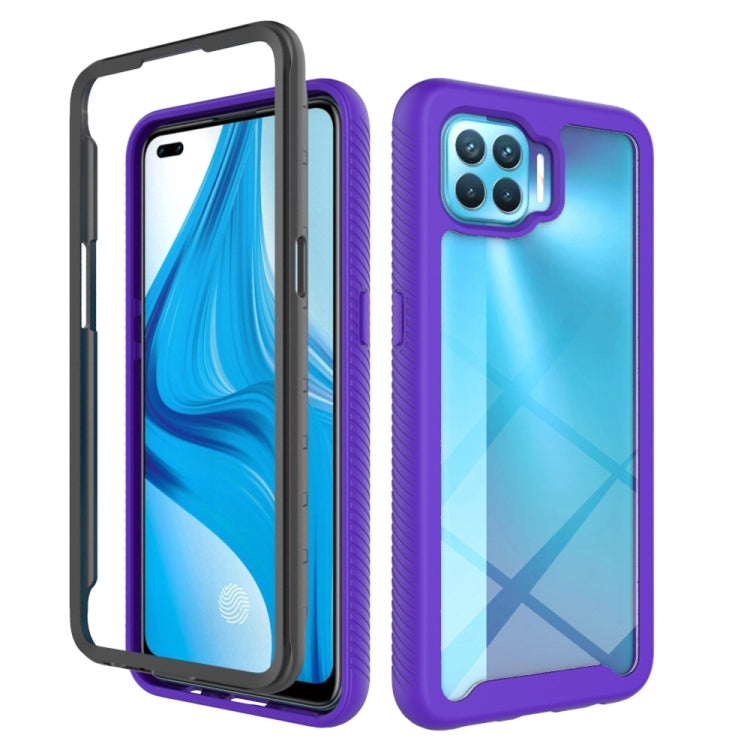 For OPPO A93 Starry Sky Solid Color Series Shockproof PC + TPU Protective Case
