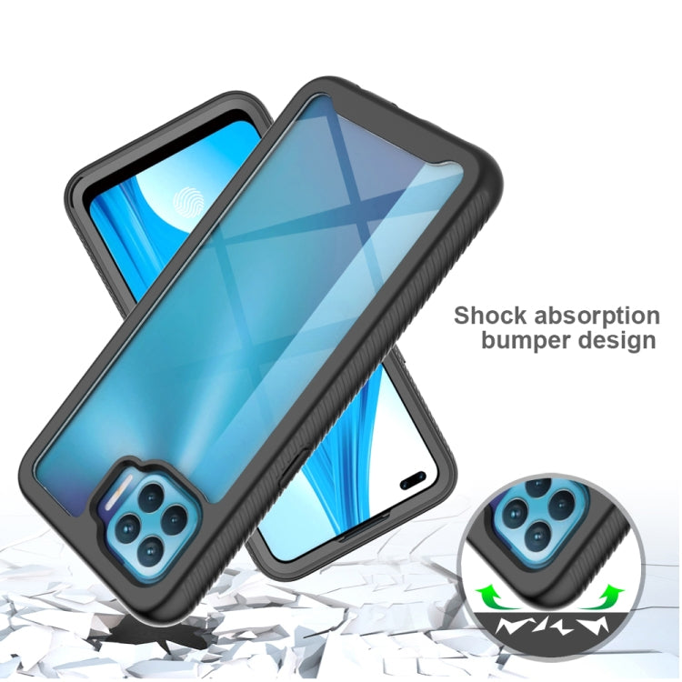 For OPPO A93 Starry Sky Solid Color Series Shockproof PC + TPU Protective Case