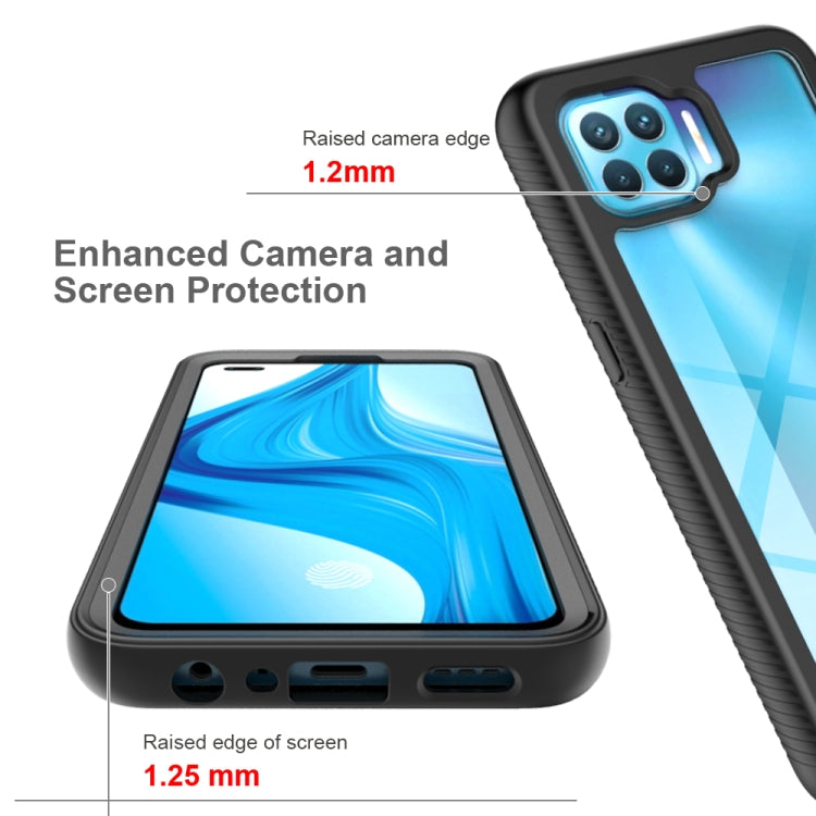 For OPPO A93 Starry Sky Solid Color Series Shockproof PC + TPU Protective Case