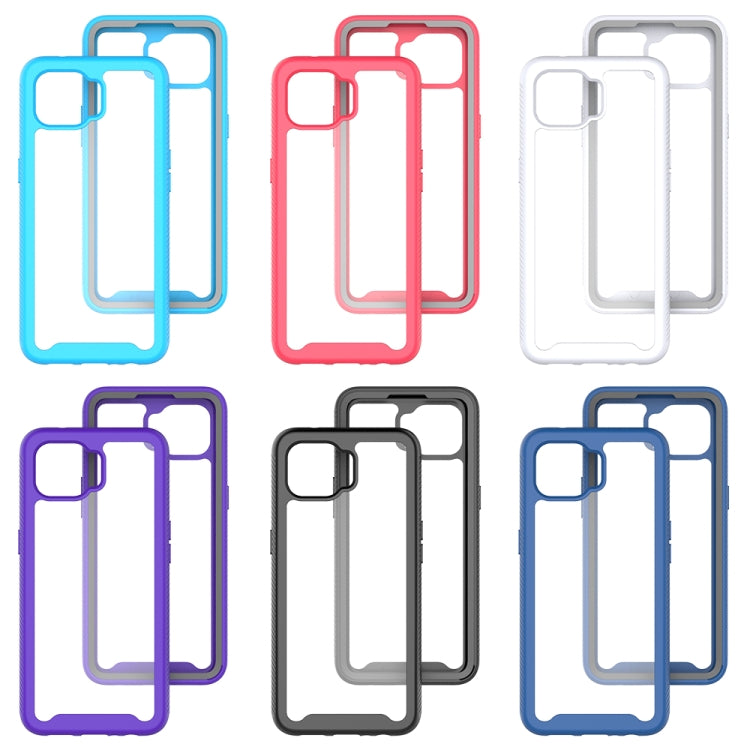 For OPPO A93 Starry Sky Solid Color Series Shockproof PC + TPU Protective Case