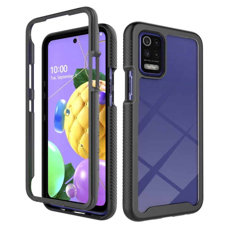 For LG K52 / K62 / Q52 Starry Sky Solid Color Series Shockproof PC + TPU Protective Case