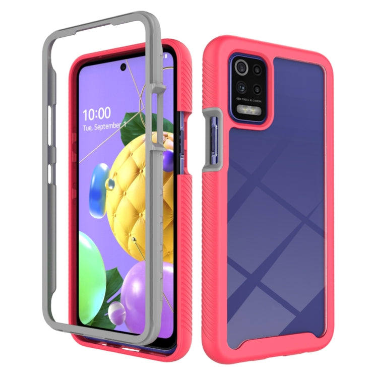 For LG K52 / K62 / Q52 Starry Sky Solid Color Series Shockproof PC + TPU Protective Case