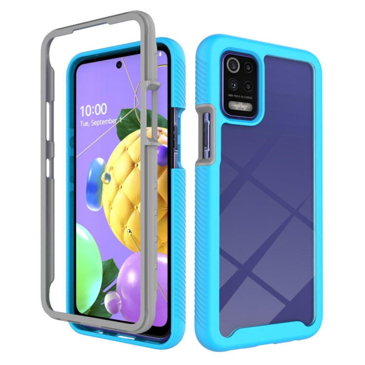 For LG K52 / K62 / Q52 Starry Sky Solid Color Series Shockproof PC + TPU Protective Case