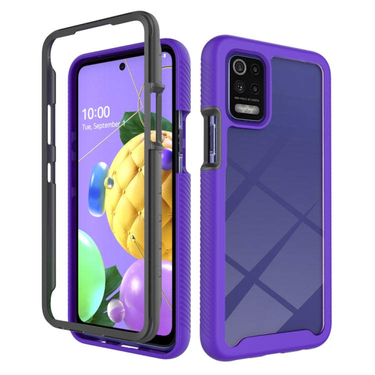 For LG K52 / K62 / Q52 Starry Sky Solid Color Series Shockproof PC + TPU Protective Case