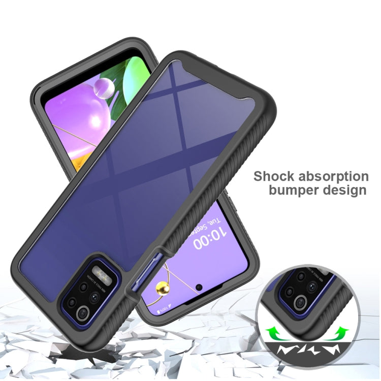 For LG K52 / K62 / Q52 Starry Sky Solid Color Series Shockproof PC + TPU Protective Case