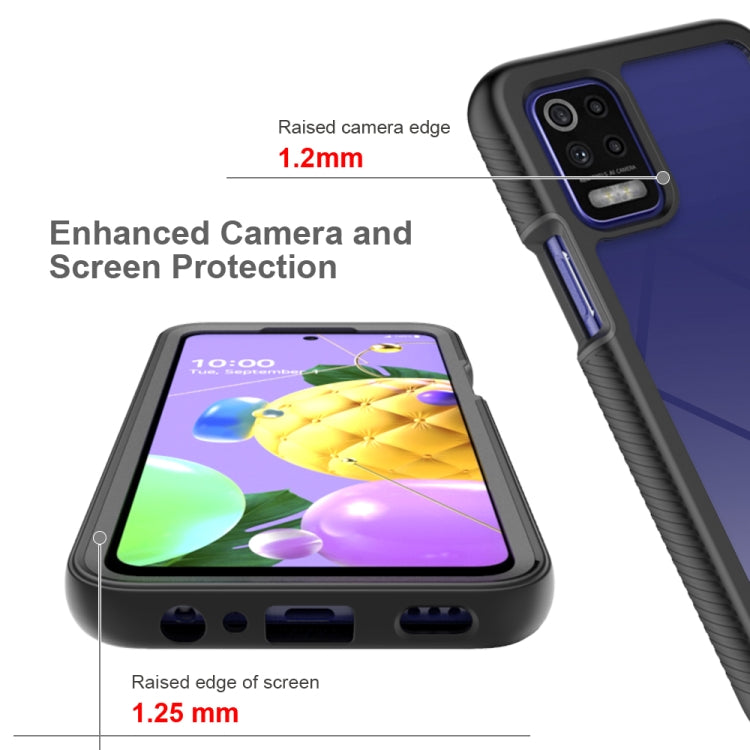 For LG K52 / K62 / Q52 Starry Sky Solid Color Series Shockproof PC + TPU Protective Case