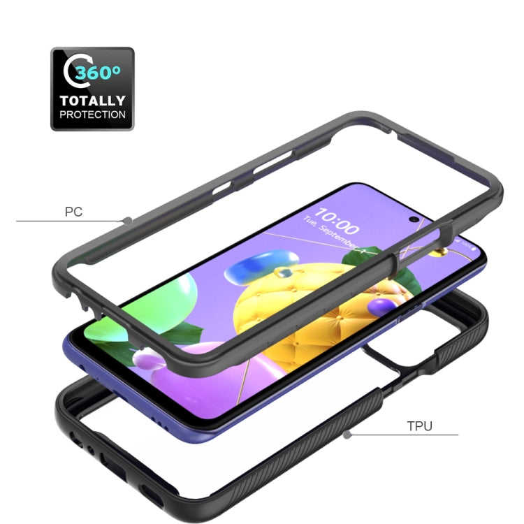 For LG K52 / K62 / Q52 Starry Sky Solid Color Series Shockproof PC + TPU Protective Case