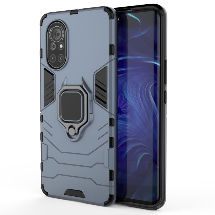 For Huawei Nova 8 5G PC + TPU Shockproof Protective Case with Magnetic Ring Holder