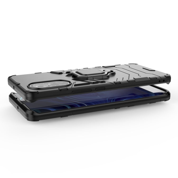 For Huawei Nova 8 5G PC + TPU Shockproof Protective Case with Magnetic Ring Holder