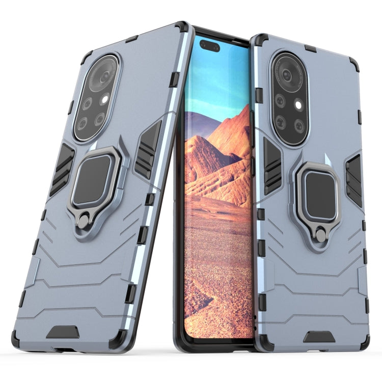For Huawei Nova 8 Pro 5G PC + TPU Shockproof Protective Case with Magnetic Ring Holder